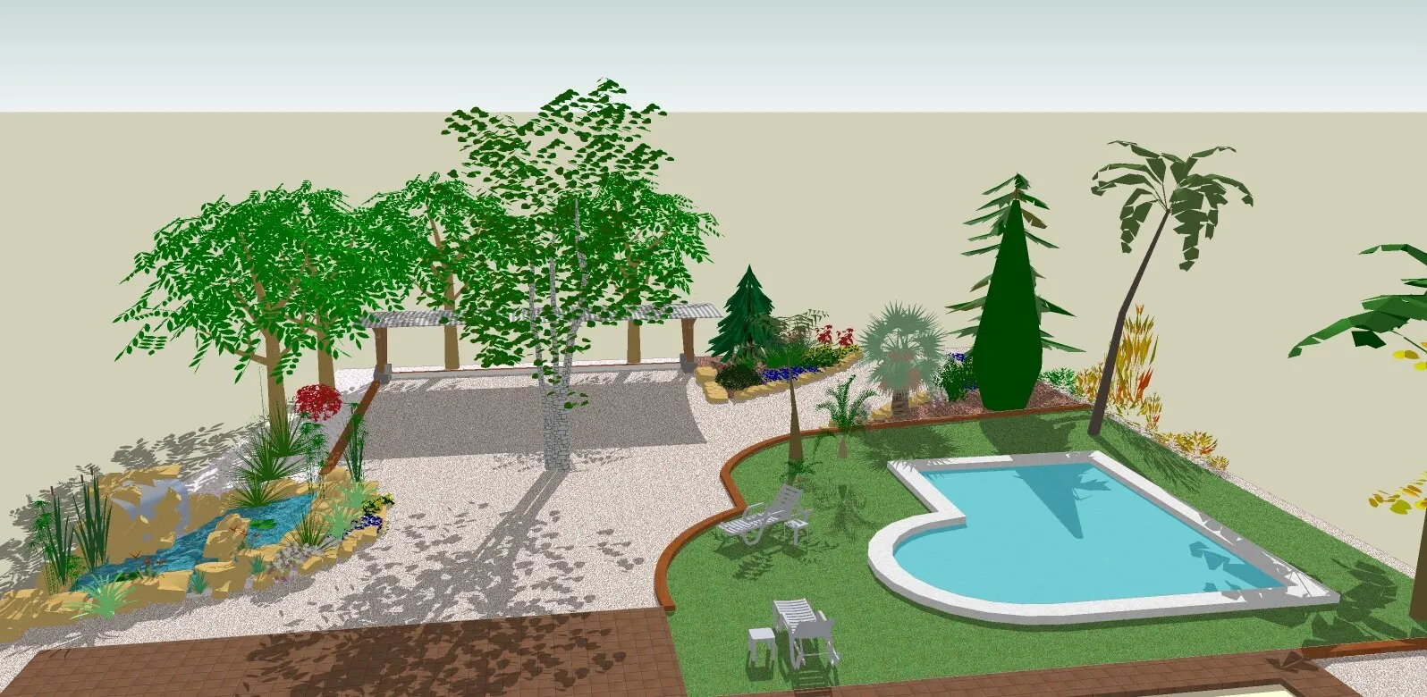 Diseño de jardines en 3D